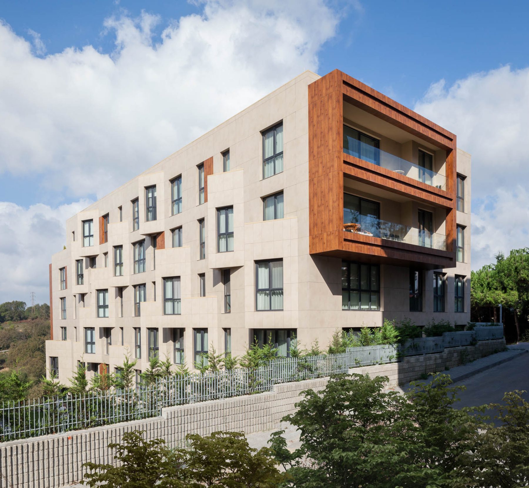 Mika İnşaat - Naturalist - B Blok Arka Cephe